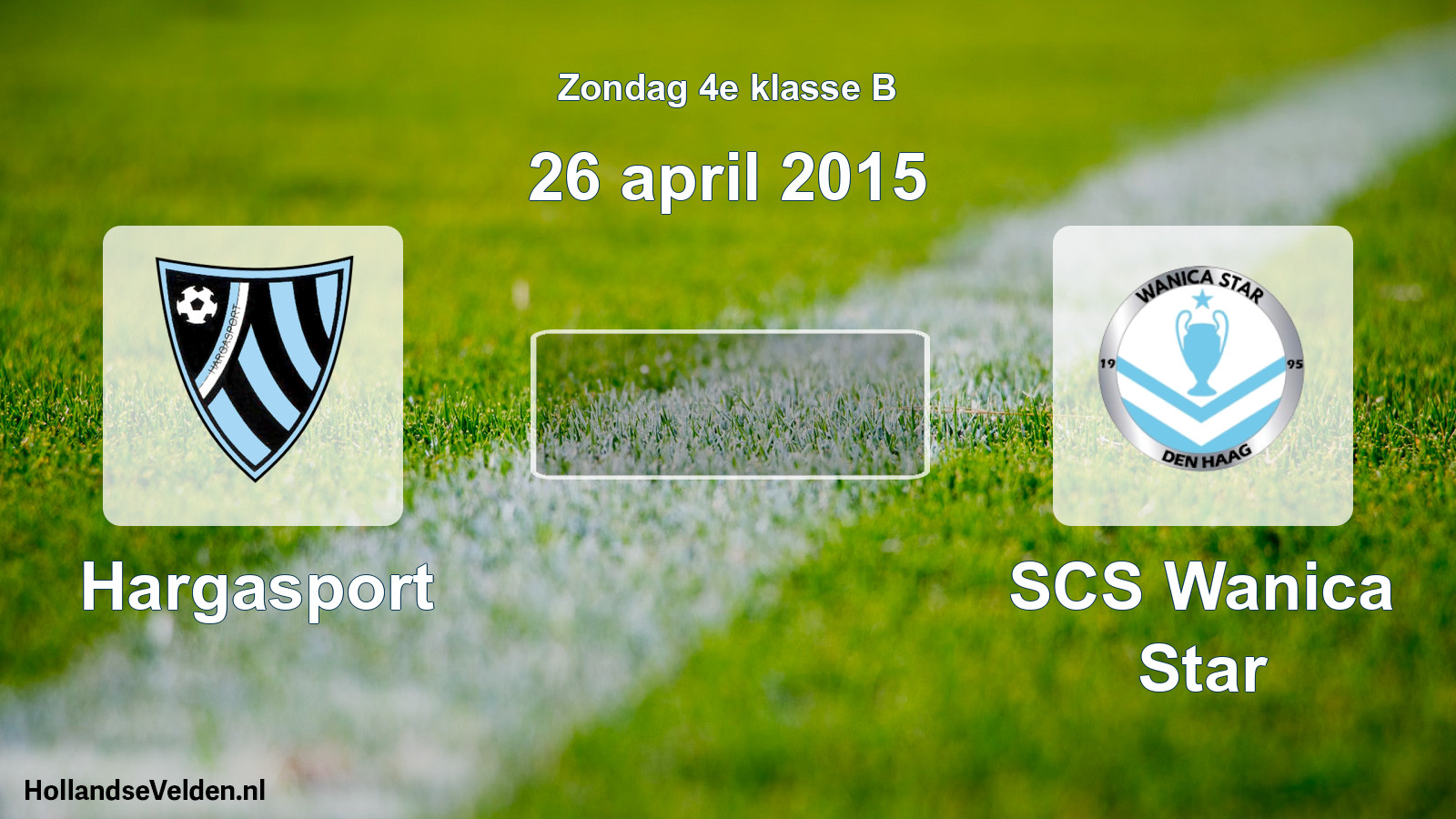 Scheduled Match: Hargasport - SCS Wanica Star (26 April 2015)