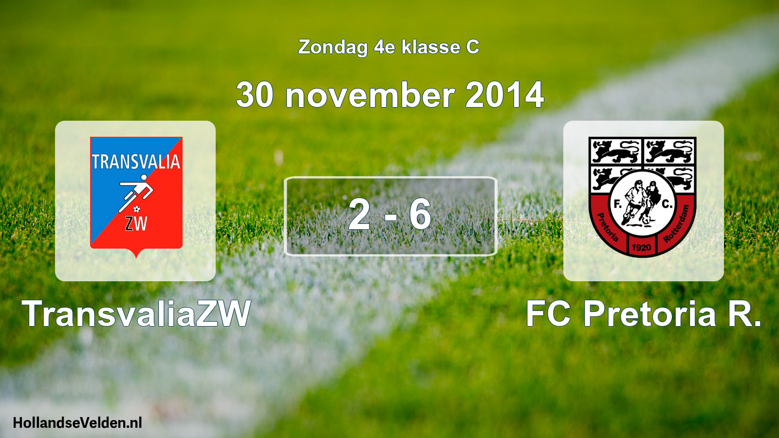Total number of matches played: TransvaliaZW - FC Pretoria R. 2 - 6 (30 November 2014)