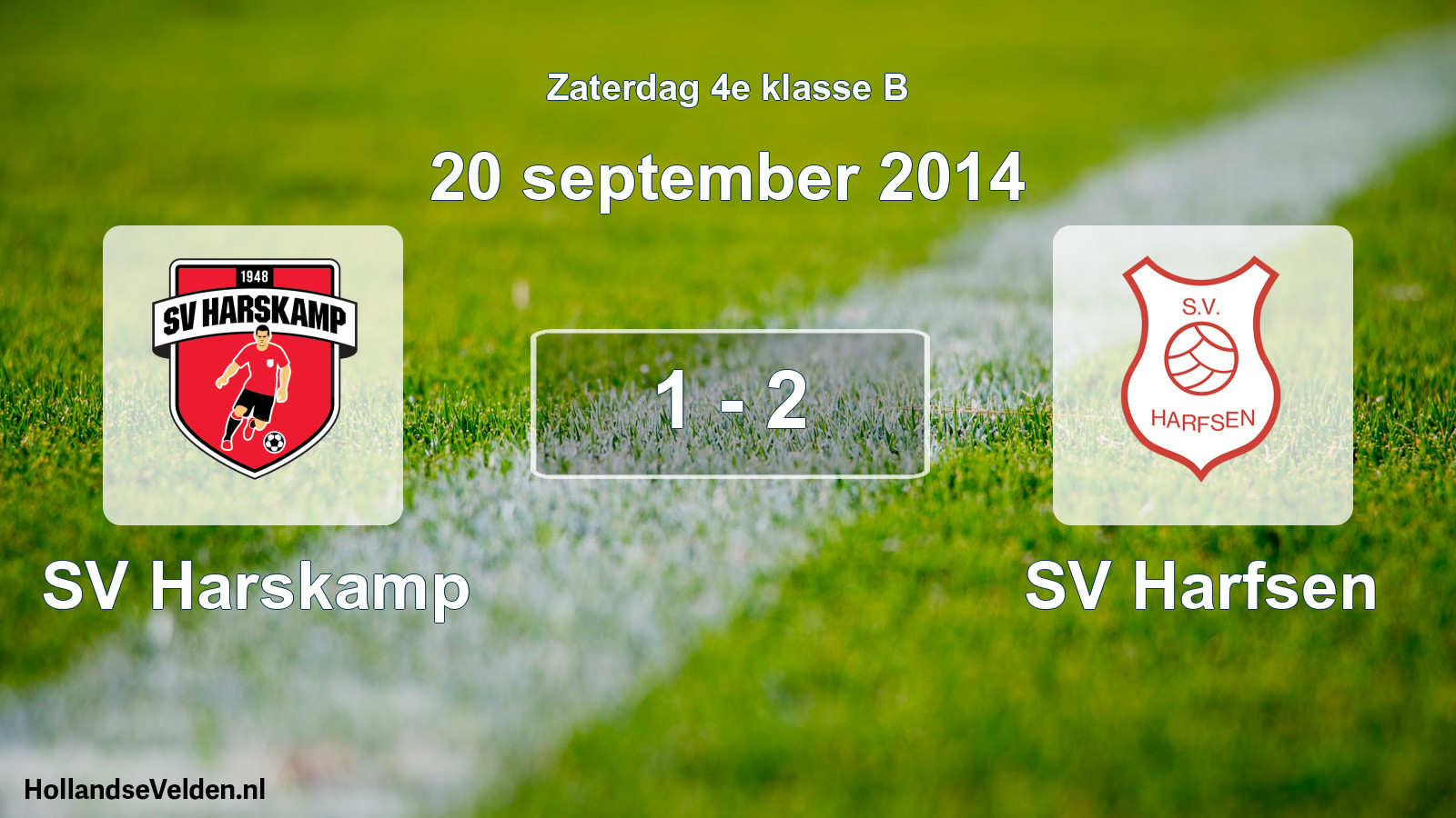 Total number of matches played: SV Harskamp - SV Harfsen 1 - 2 (20 September 2014)