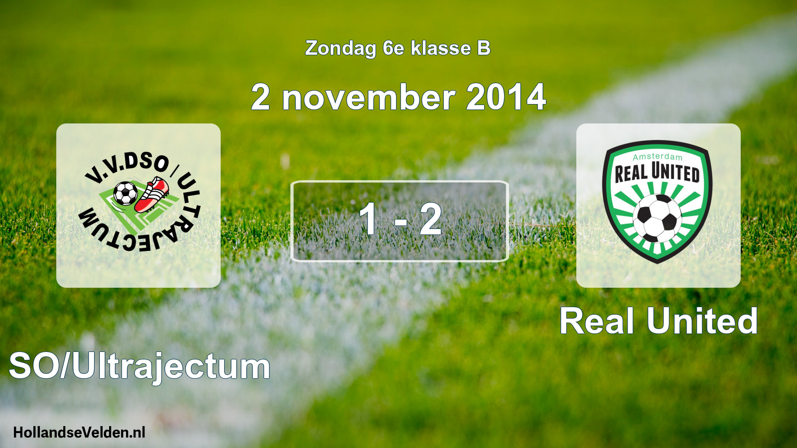 Total number of matches played: DSO/Ultrajectum - Real United 1 - 2 (2 November 2014)
