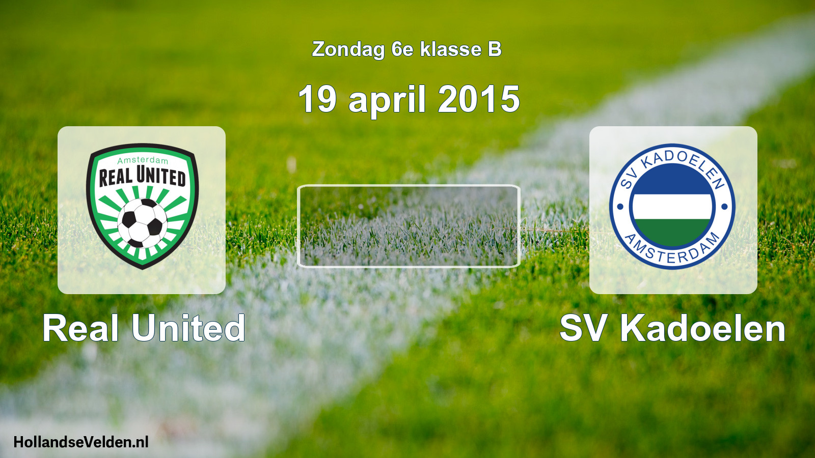 Scheduled Match: Real United - SV Kadoelen (19 April 2015)