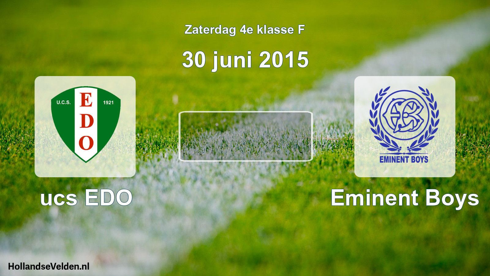 Scheduled Match: ucs EDO - Eminent Boys (30 June 2015)