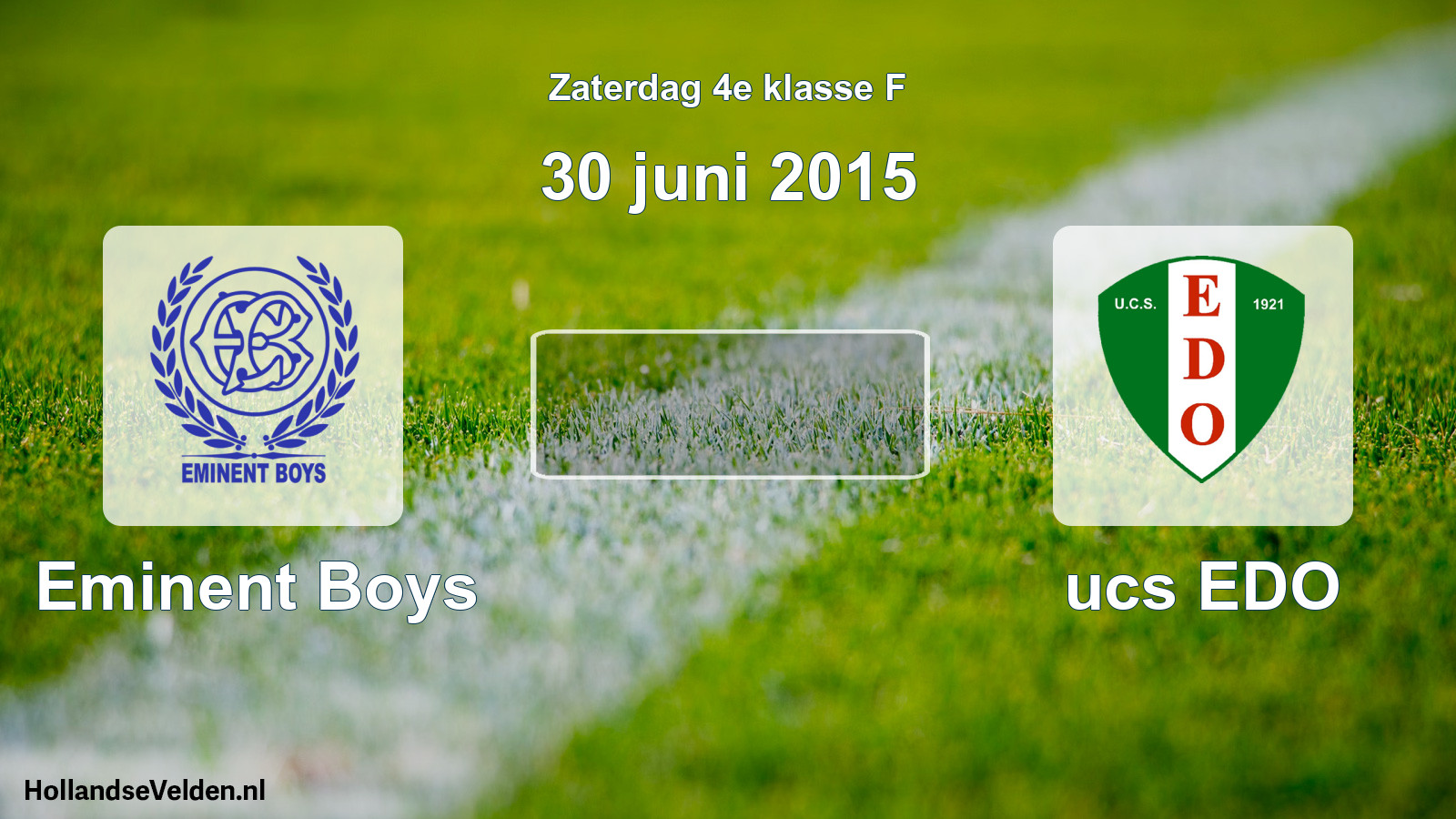Scheduled Match: Eminent Boys - ucs EDO (30 June 2015)