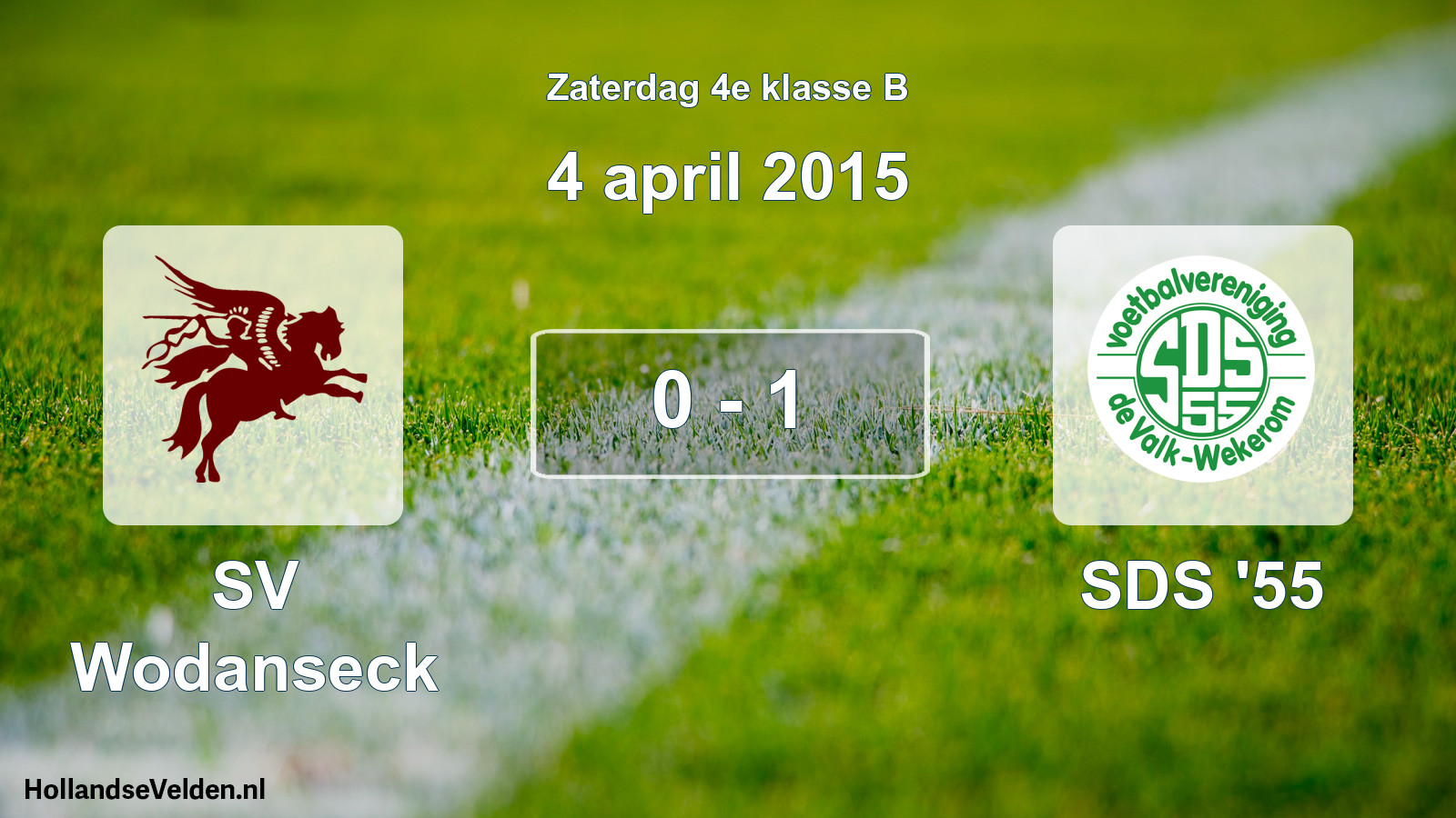 Total number of matches played: SV Wodanseck - SDS '55 0 - 1 (4 April 2015)
