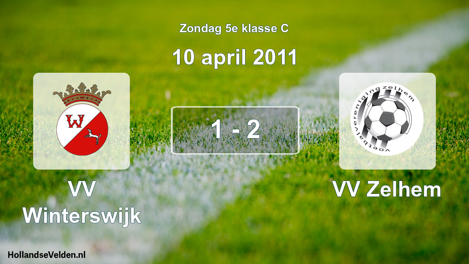 Total number of matches played: VV Winterswijk - VV Zelhem 1 - 2 (10 April 2011)