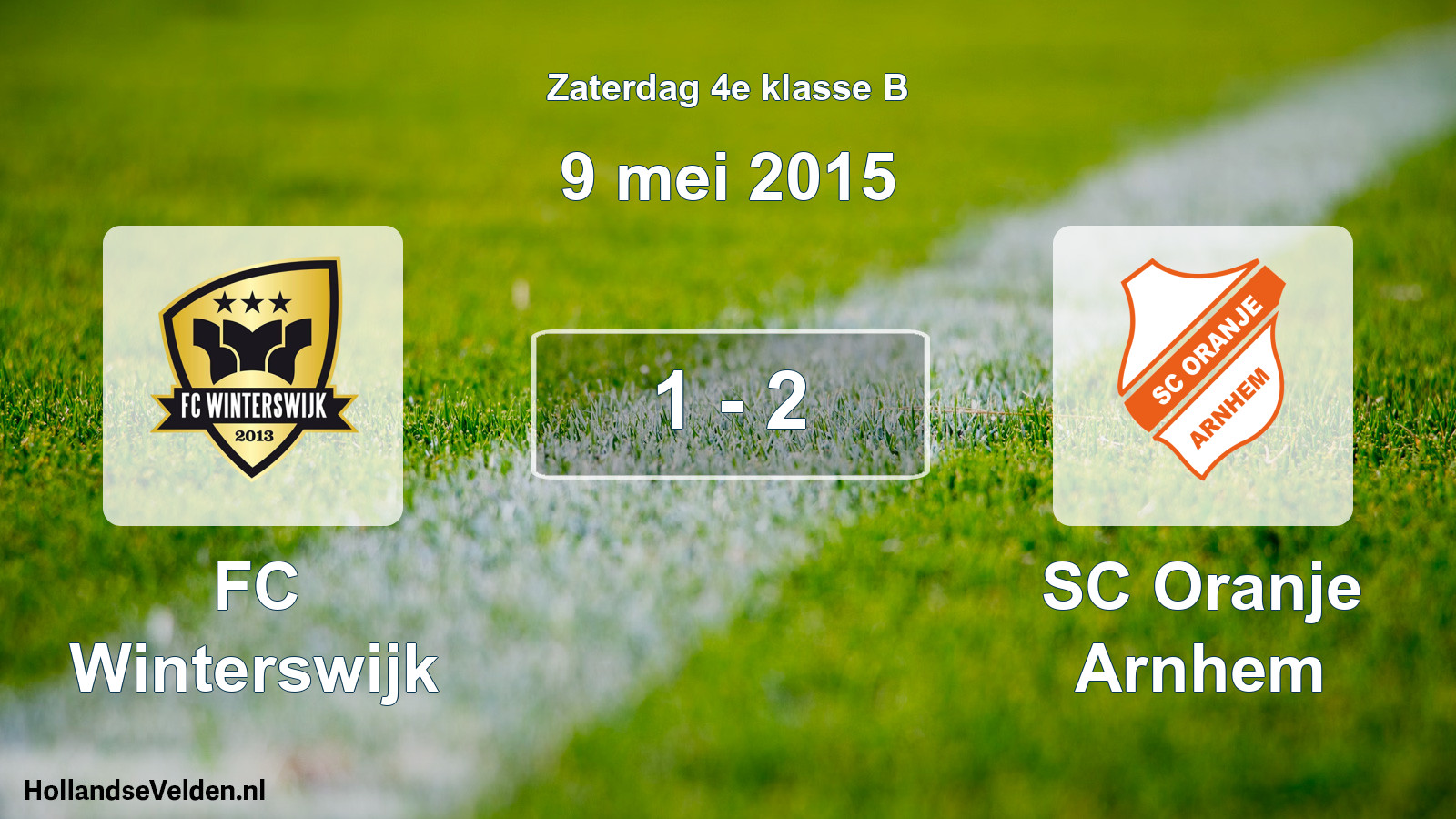 Total number of matches played: FC Winterswijk - SC Oranje Arnhem 1 - 2 (9 May 2015)