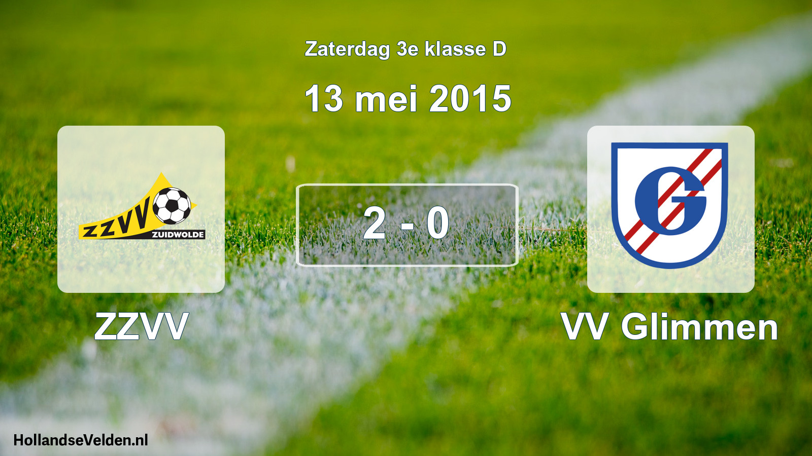 Total number of matches played: ZZVV - VV Glimmen 2 - 0 (13 May 2015)
