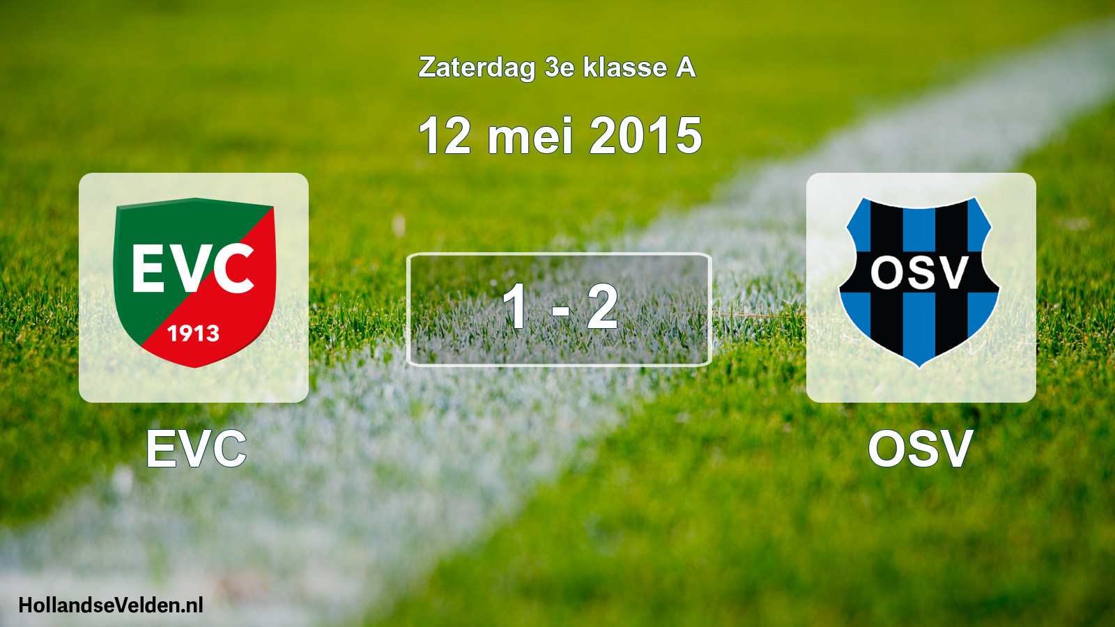 Total number of matches played: EVC - OSV 1 - 2 (12 May 2015)