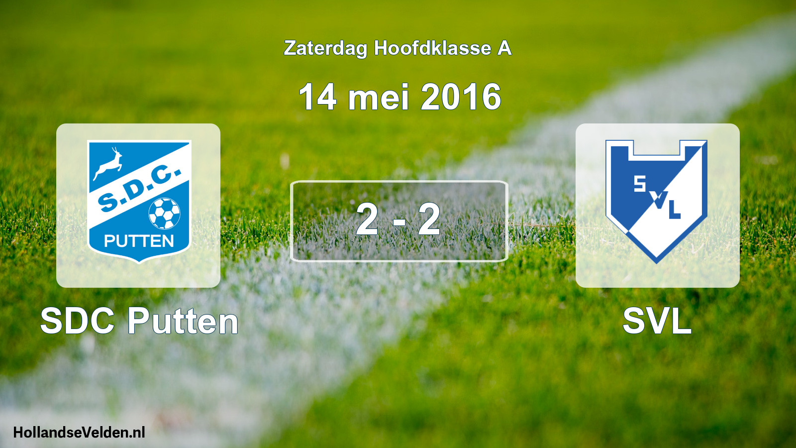 Total number of matches played: SDC Putten - SVL 2 - 2 (14 May 2016)
