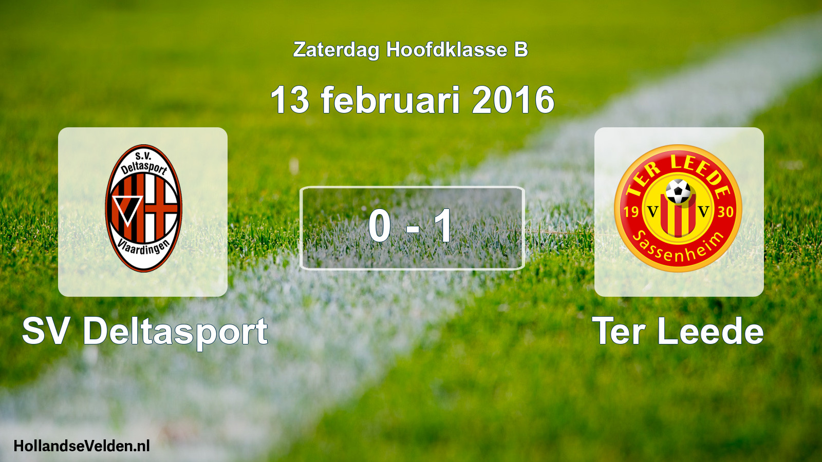 Total number of matches played: SV Deltasport - Ter Leede 0 - 1 (13 February 2016)