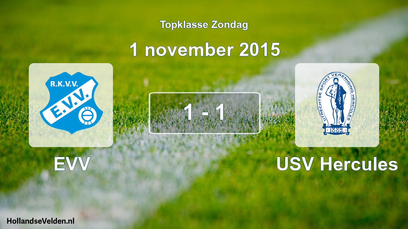 Total number of matches played: EVV - USV Hercules 1 - 1 (1 November 2015)