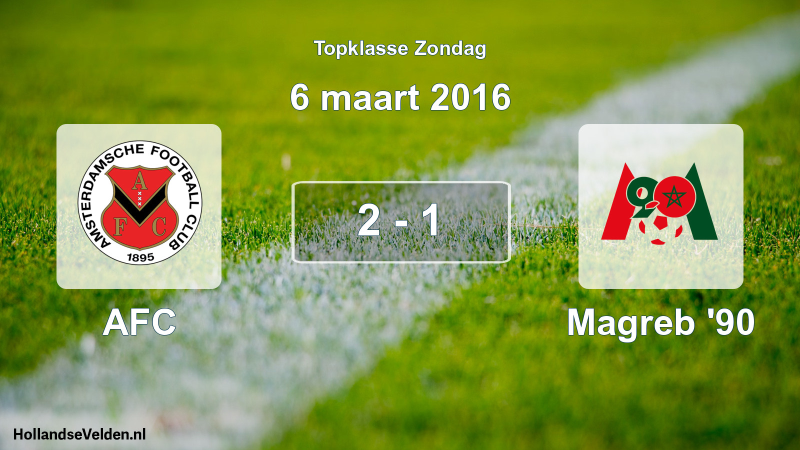 Total number of matches played: AFC - Magreb '90 2 - 1 (6 March 2016)