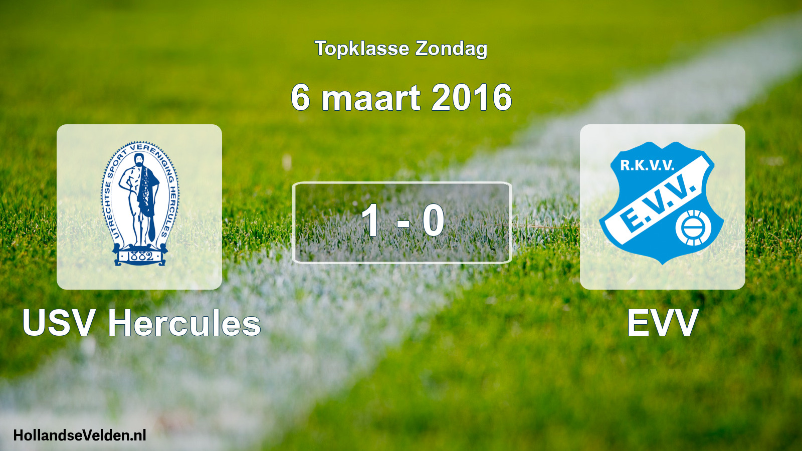 Total number of matches played: USV Hercules - EVV 1 - 0 (6 March 2016)
