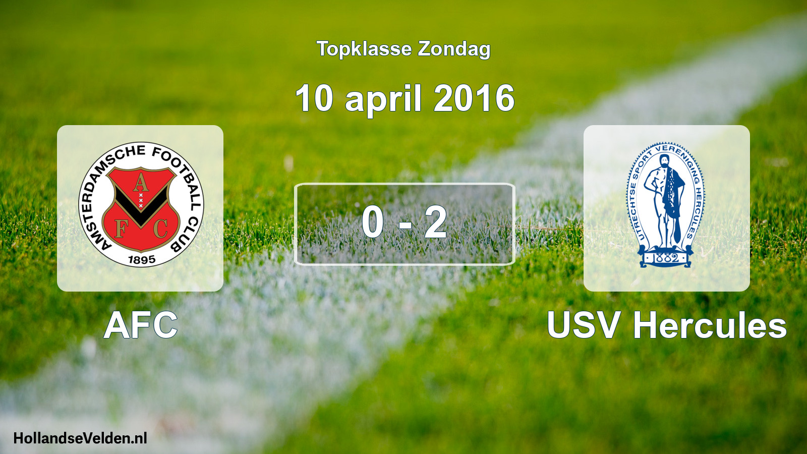 Total number of matches played: AFC - USV Hercules 0 - 2 (10 April 2016)
