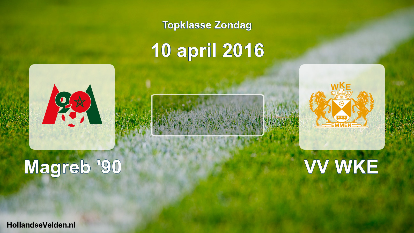 Scheduled Match: Magreb '90 - VV WKE (10 April 2016)