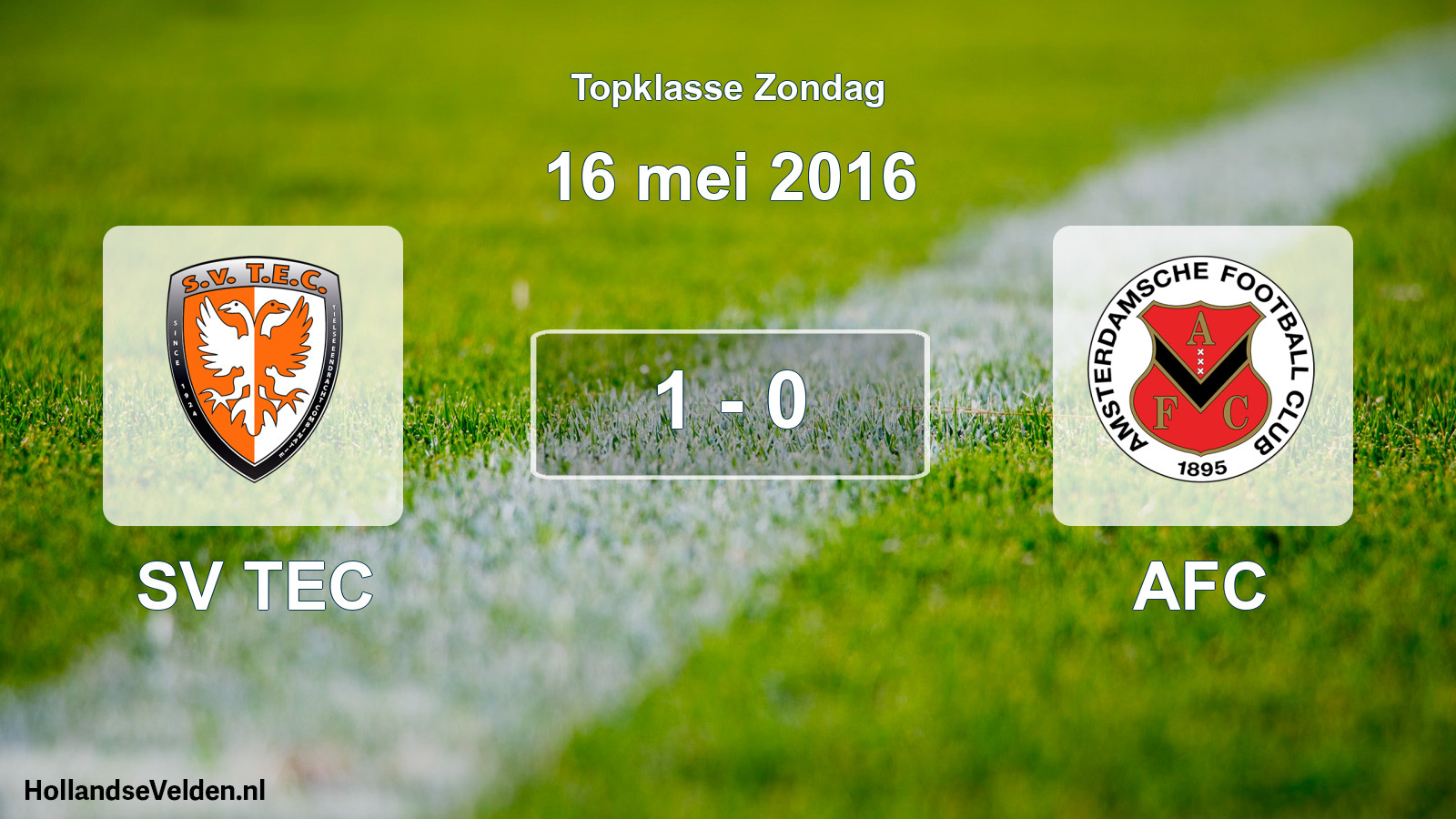 Total number of matches played: SV TEC - AFC 1 - 0 (16 May 2016)
