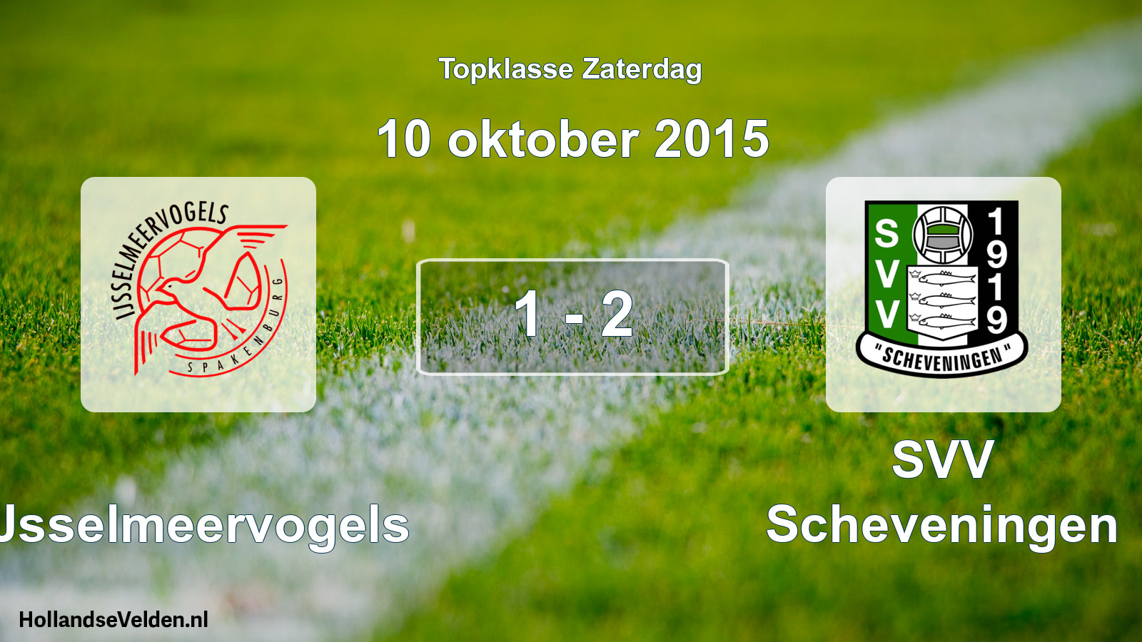 Total number of matches played: IJsselmeervogels - SVV Scheveningen 1 - 2 (10 October 2015)
