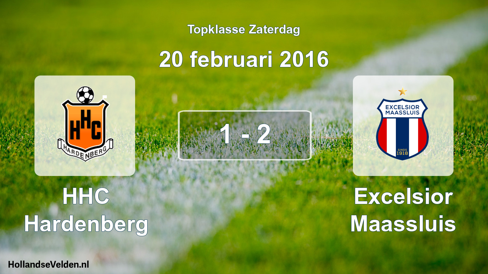 Total number of matches played: HHC Hardenberg - Excelsior Maassluis 1 - 2 (20 February 2016)