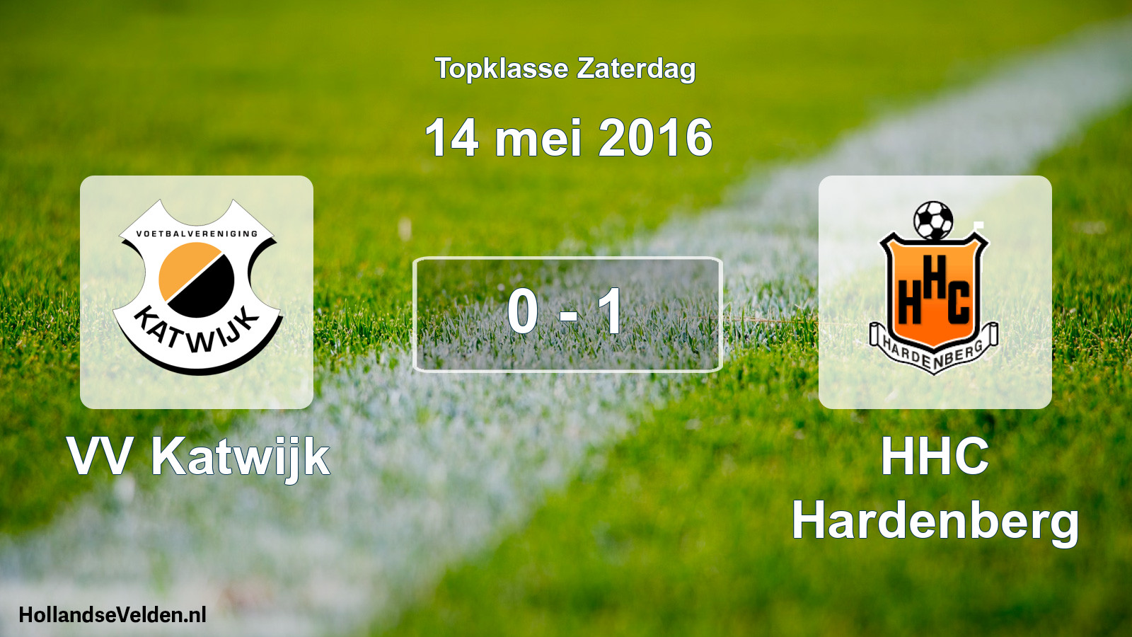 Total number of matches played: VV Katwijk - HHC Hardenberg 0 - 1 (14 May 2016)