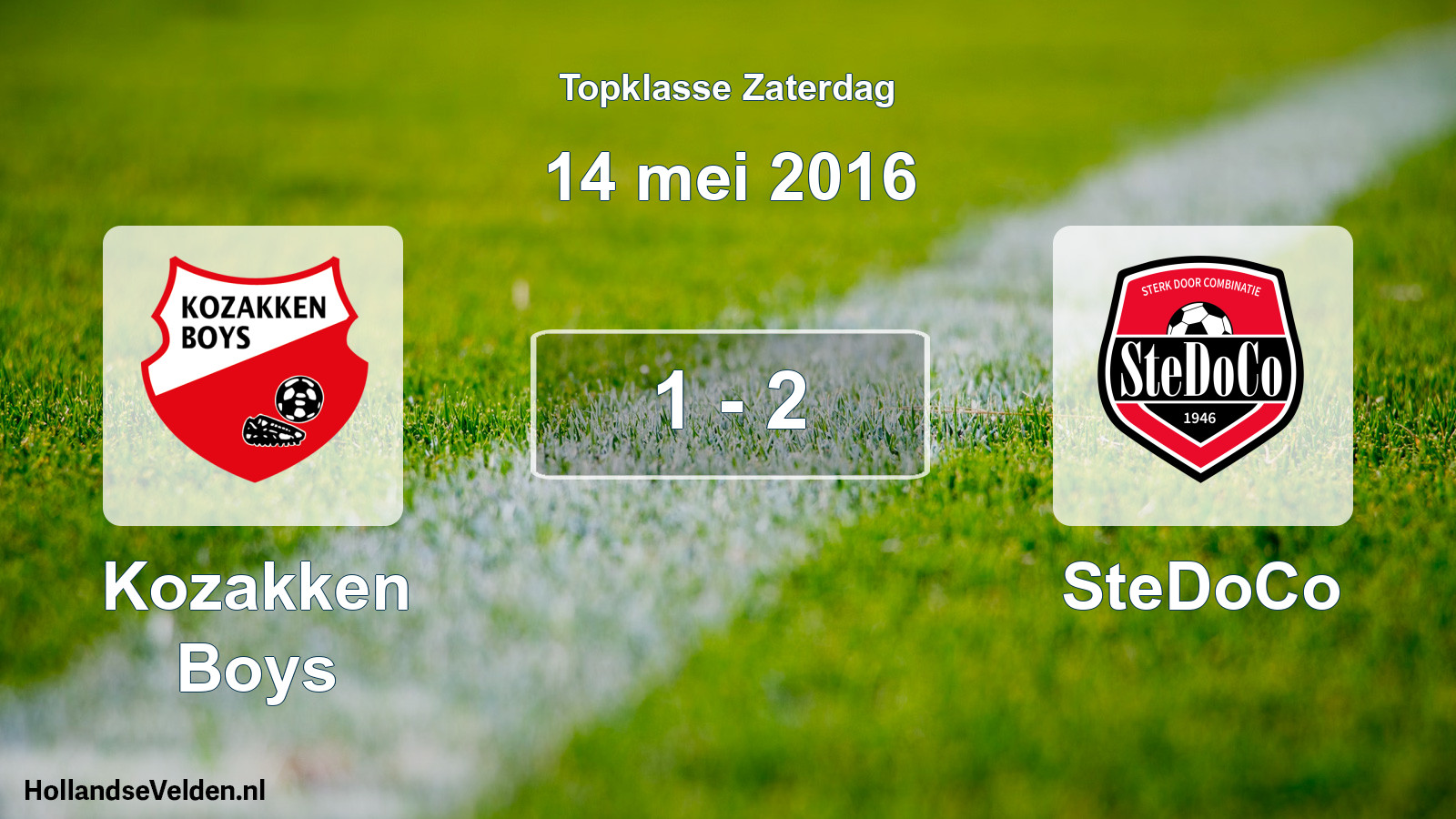 Total number of matches played: Kozakken Boys - SteDoCo 1 - 2 (14 May 2016)