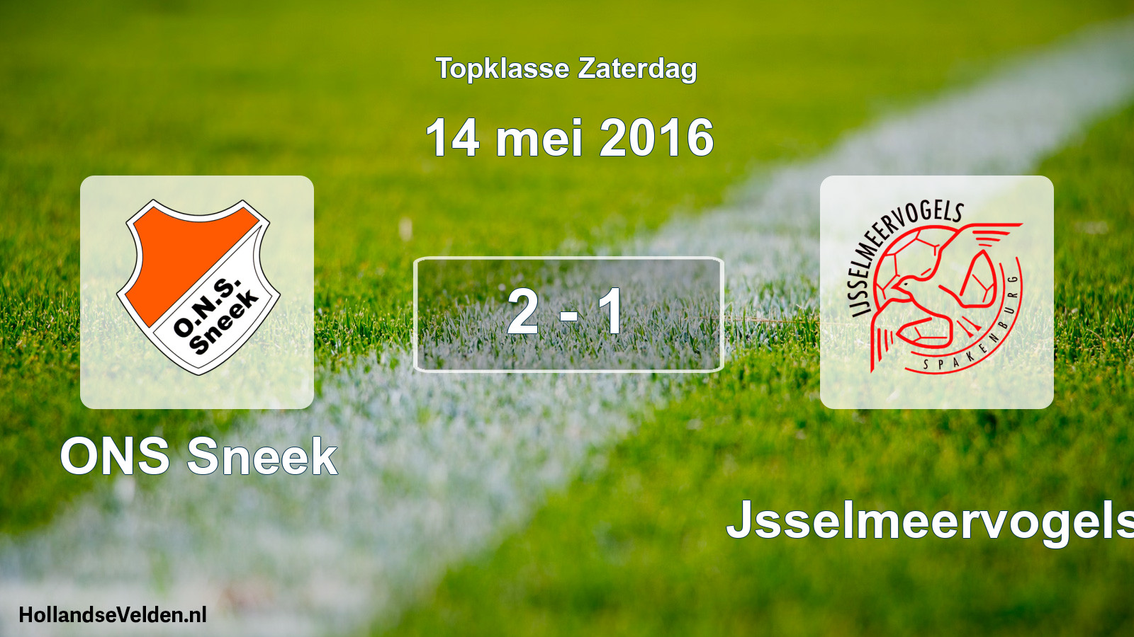 Total number of matches played: ONS Sneek - IJsselmeervogels 2 - 1 (14 May 2016)