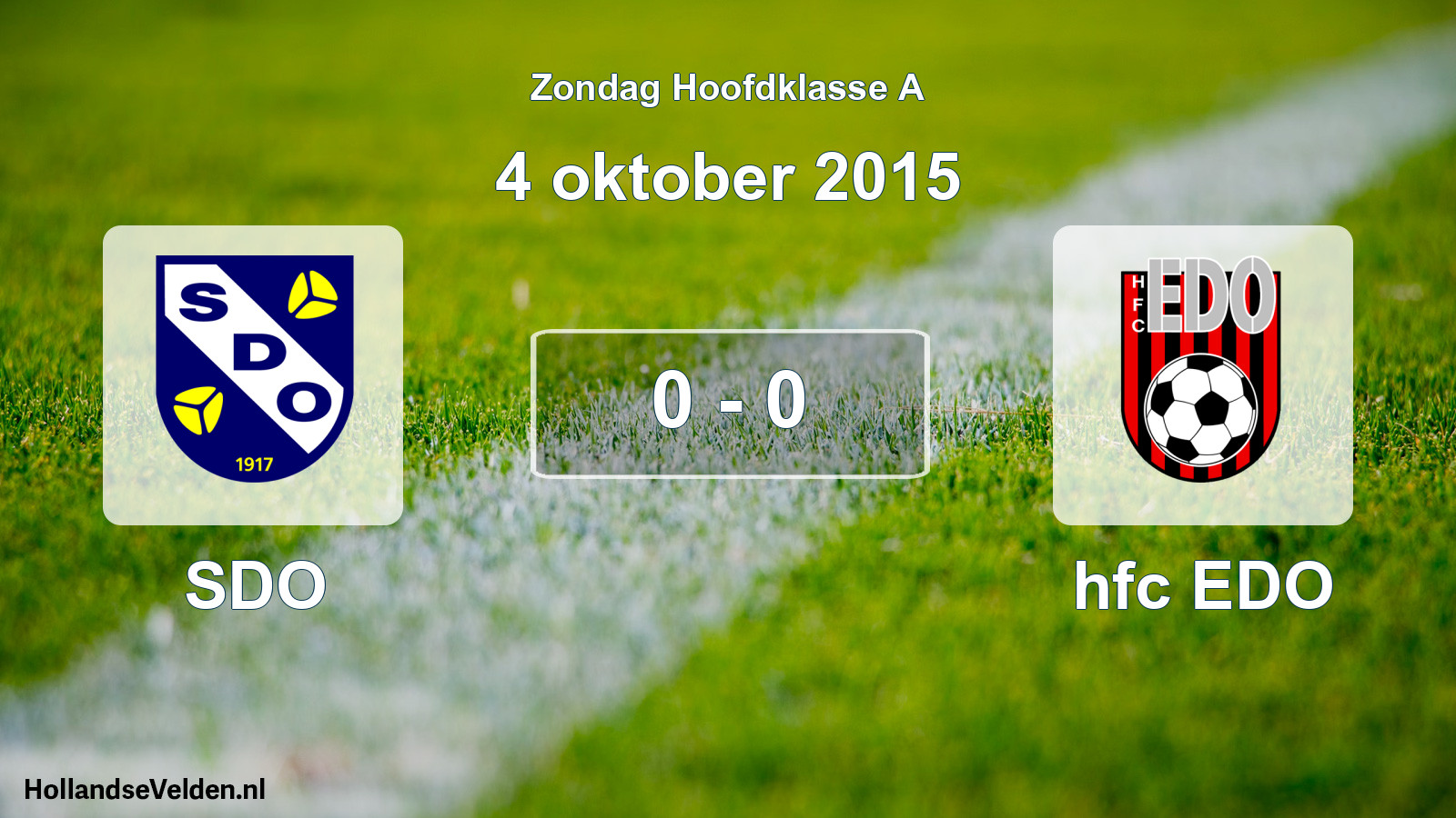 Total number of matches played: SDO - hfc EDO 0 - 0 (4 October 2015)