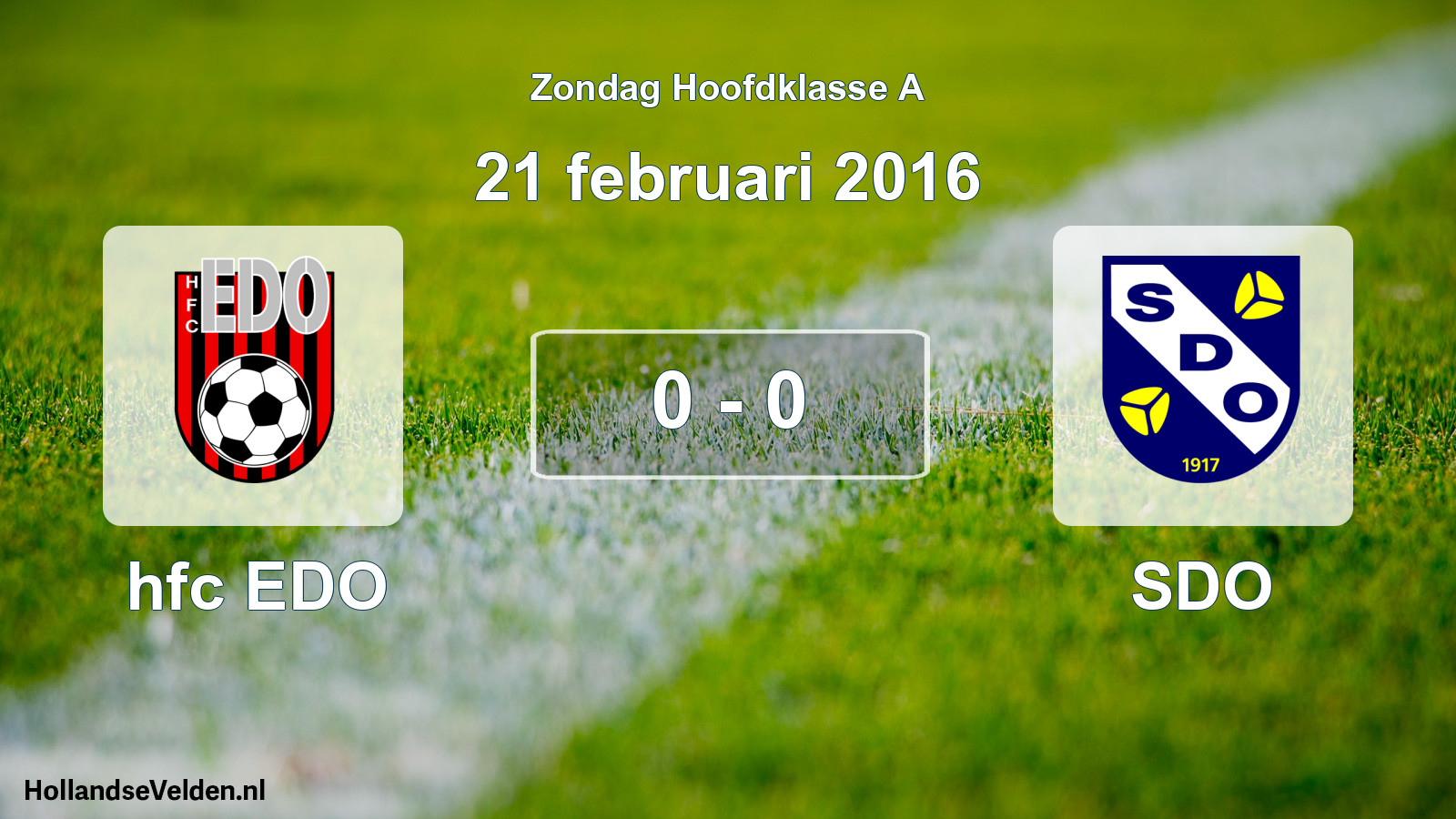 Total number of matches played: hfc EDO - SDO 0 - 0 (21 February 2016)
