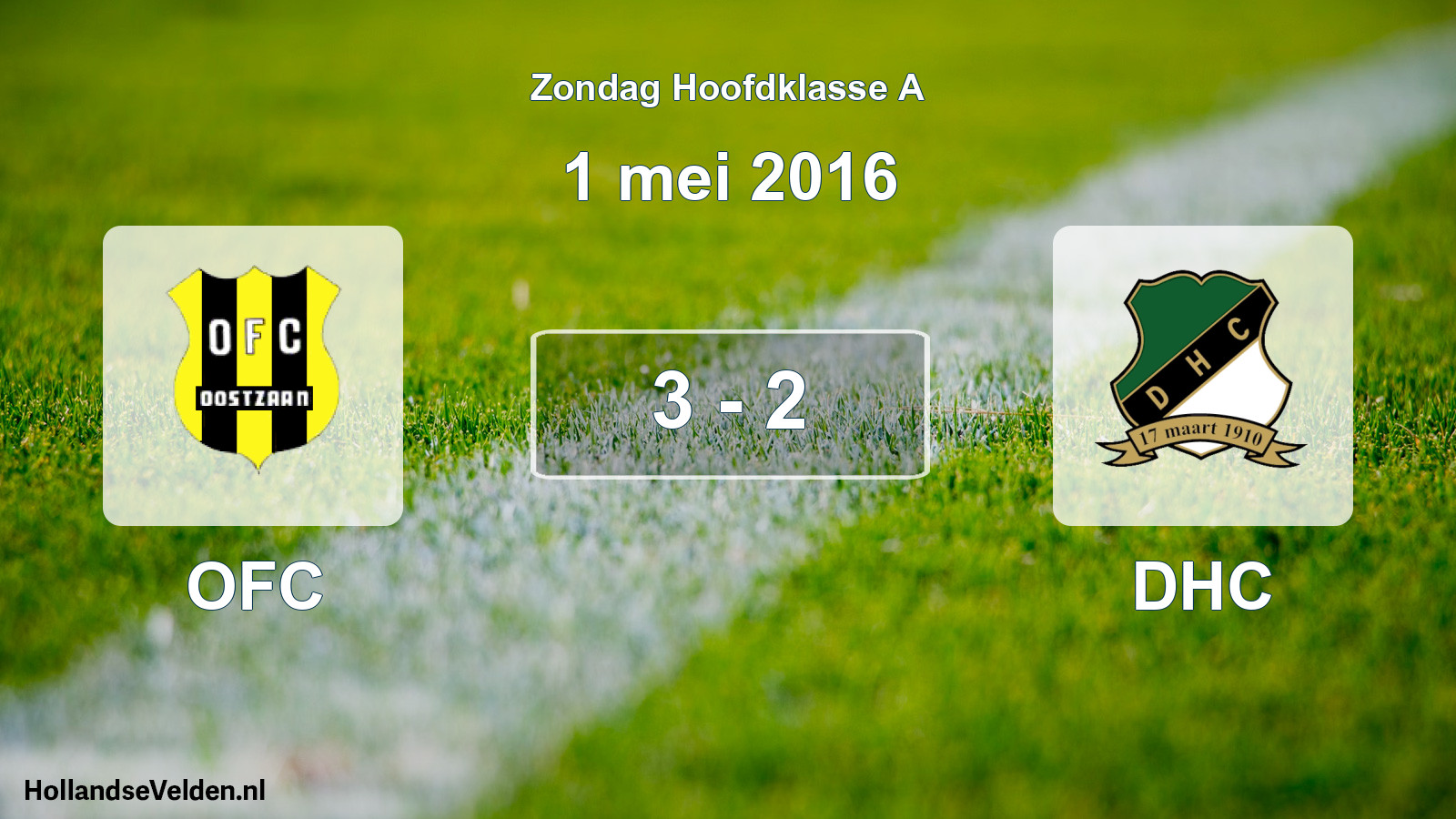 Total number of matches played: OFC - DHC 3 - 2 (1 May 2016)
