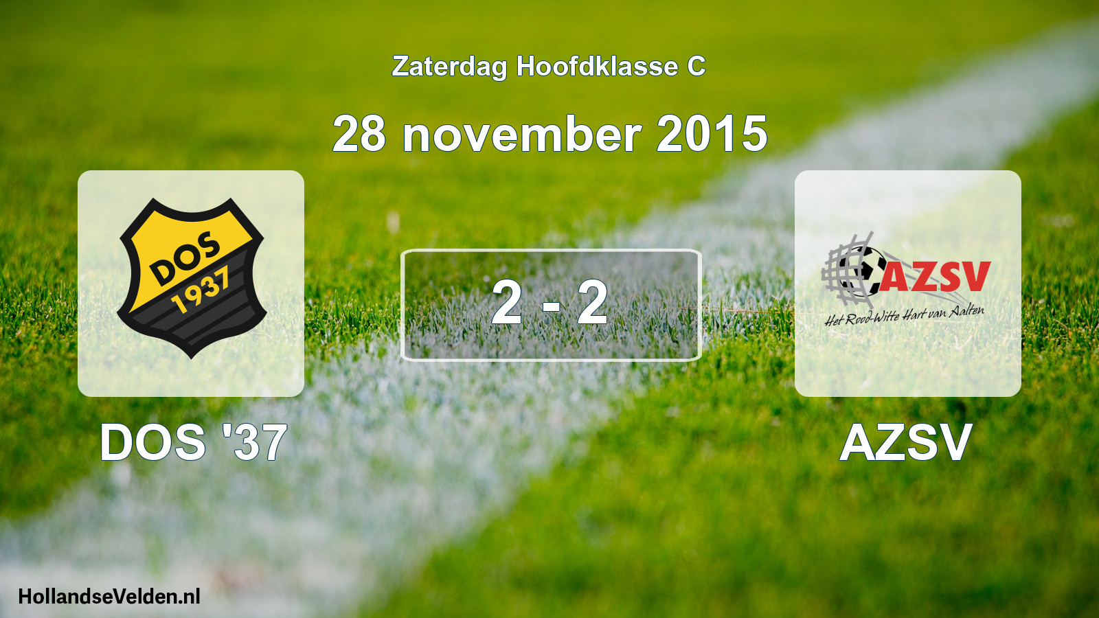 Total number of matches played: DOS '37 - AZSV 2 - 2 (28 November 2015)