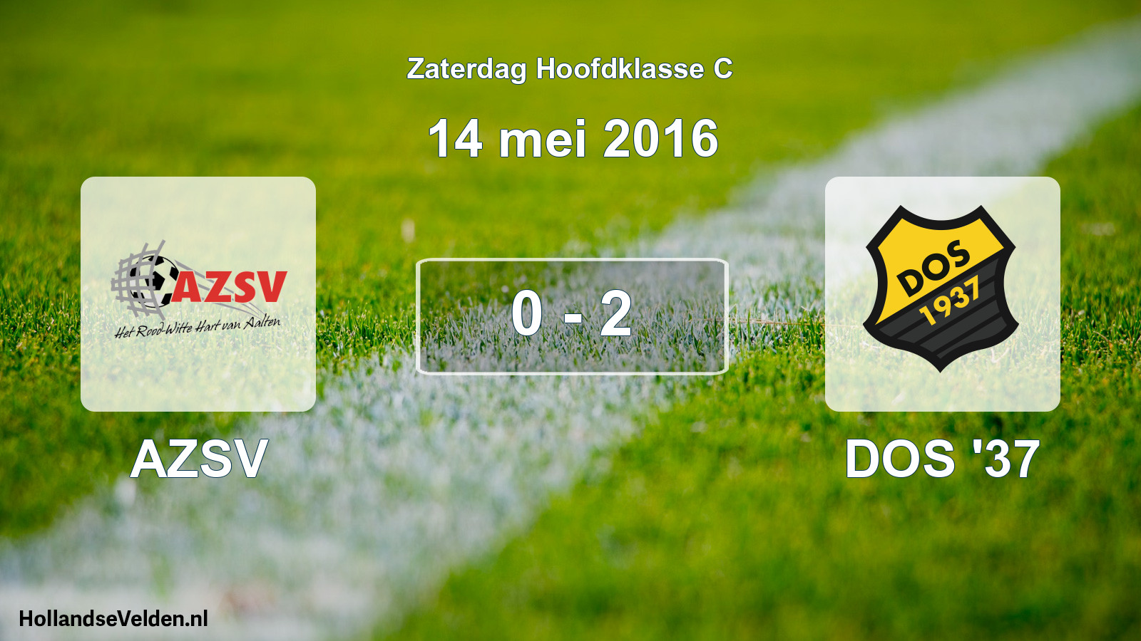 Total number of matches played: AZSV - DOS '37 0 - 2 (14 May 2016)