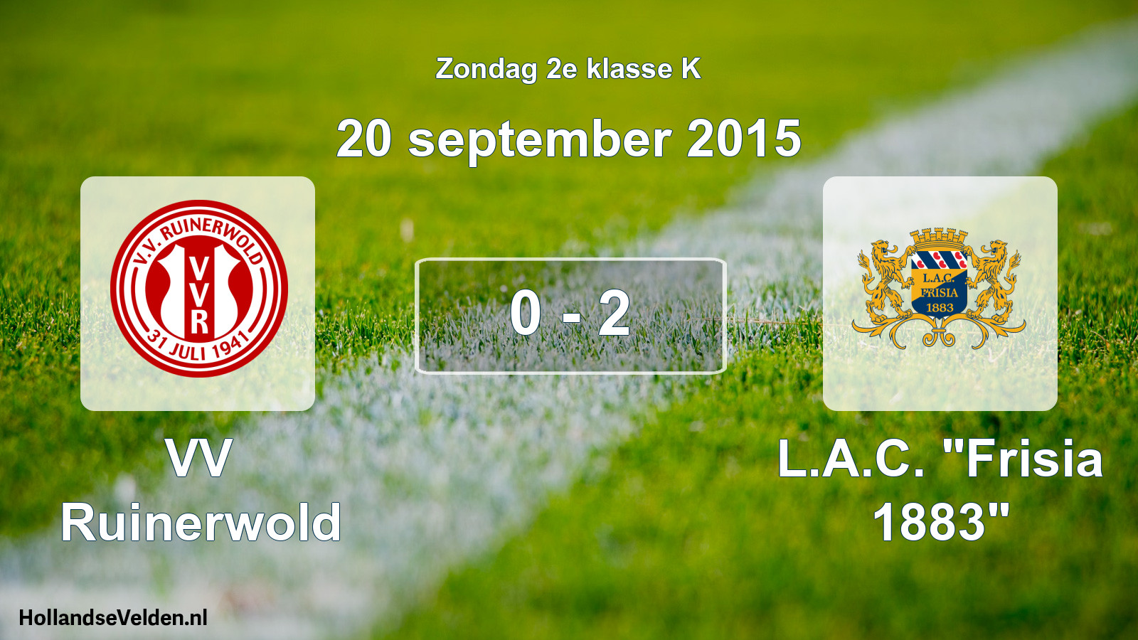Total number of matches played: VV Ruinerwold - L.A.C. 