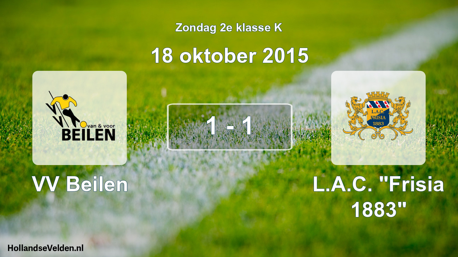 Total number of matches played: VV Beilen - L.A.C. 