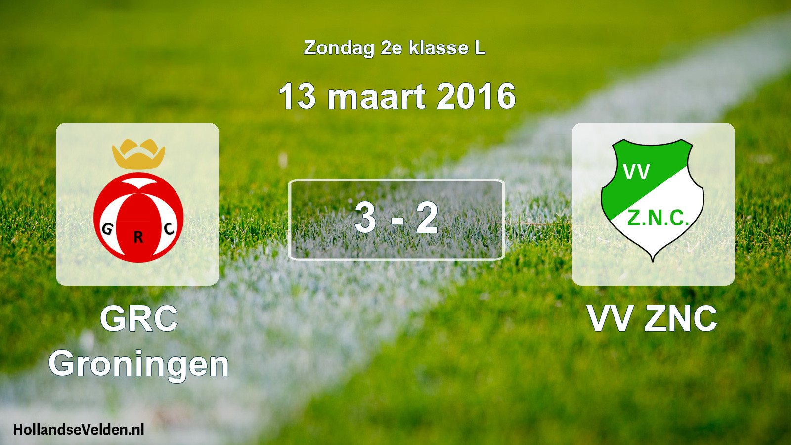 Total number of matches played: GRC Groningen - VV ZNC 3 - 2 (13 March 2016)