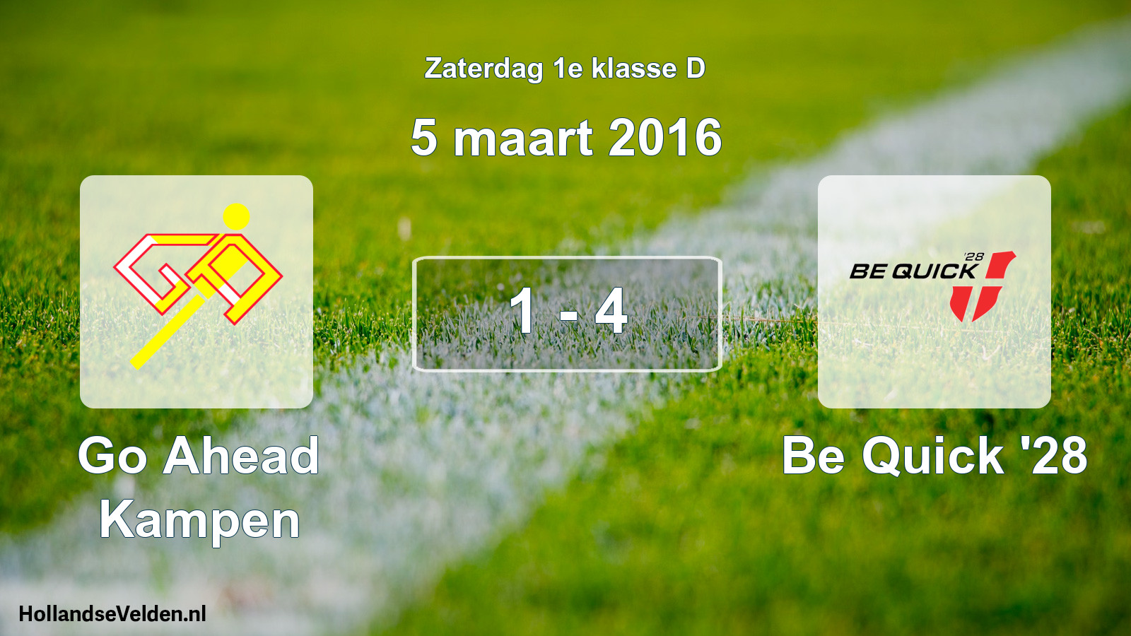 Total number of matches played: Go Ahead Kampen - Be Quick '28 1 - 4 (5 March 2016)