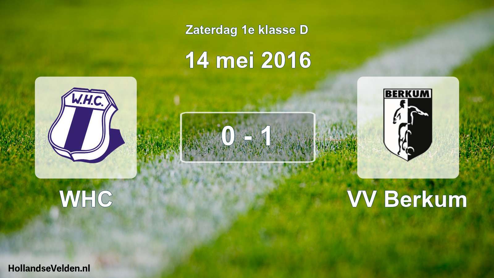 Total number of matches played: WHC - VV Berkum 0 - 1 (14 May 2016)