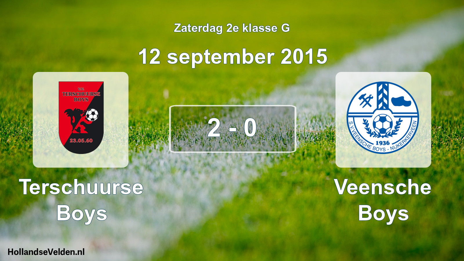 Total number of matches played: Terschuurse Boys - Veensche Boys 2 - 0 (12 September 2015)