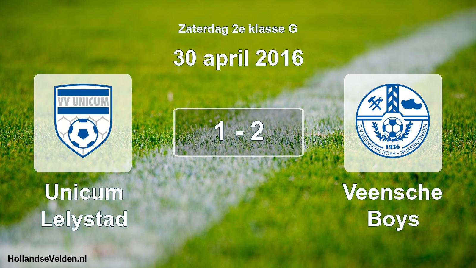 Total number of matches played: Unicum Lelystad - Veensche Boys 1 - 2 (30 April 2016)