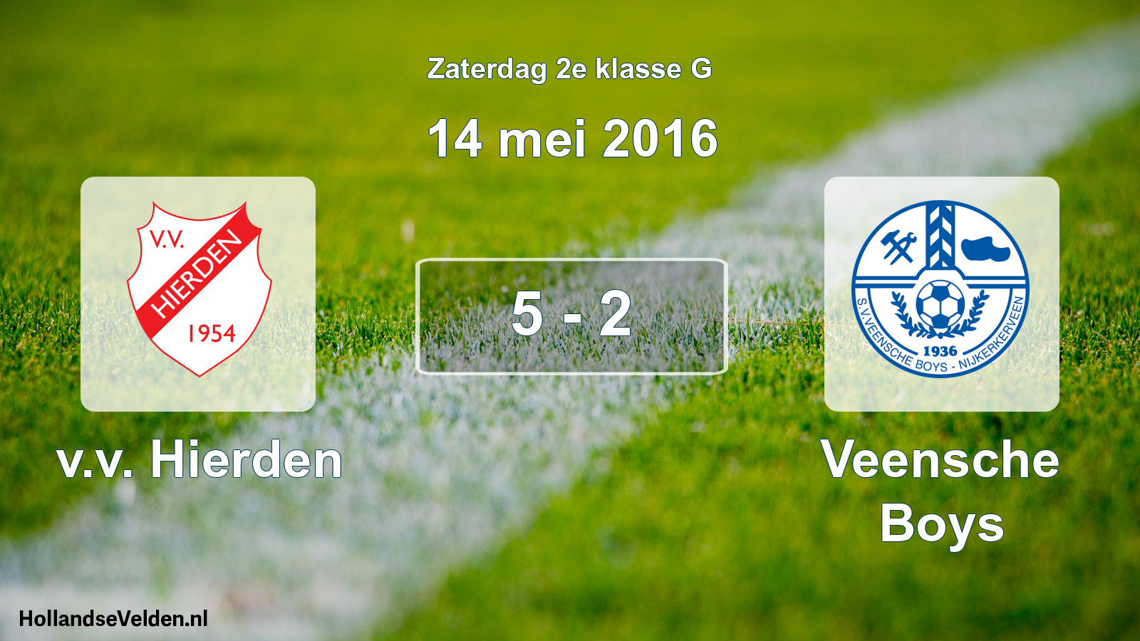 Total number of matches played: v.v. Hierden - Veensche Boys 5 - 2 (14 May 2016)