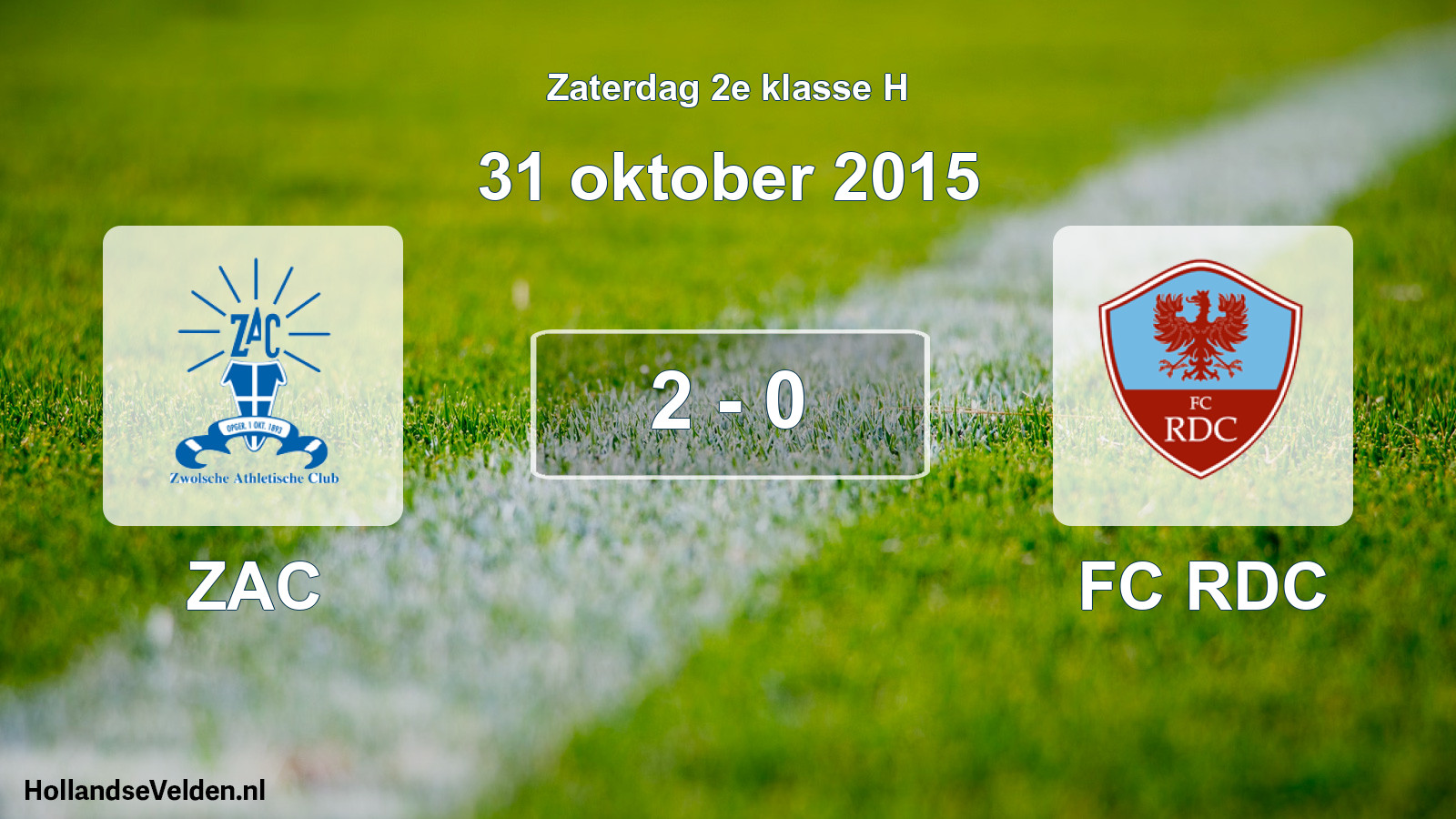 Total number of matches played: ZAC - FC RDC 2 - 0 (31 October 2015)
