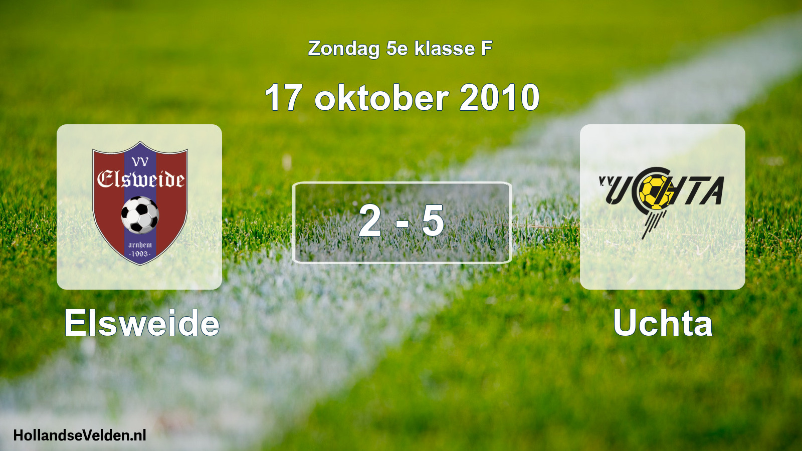 Total number of matches played: Elsweide - Uchta 2 - 5 (17 October 2010)