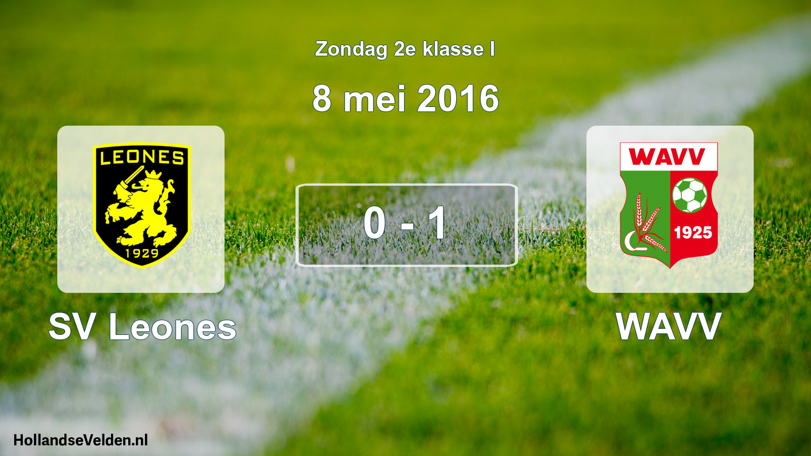 Total number of matches played: SV Leones - WAVV 0 - 1 (8 May 2016)