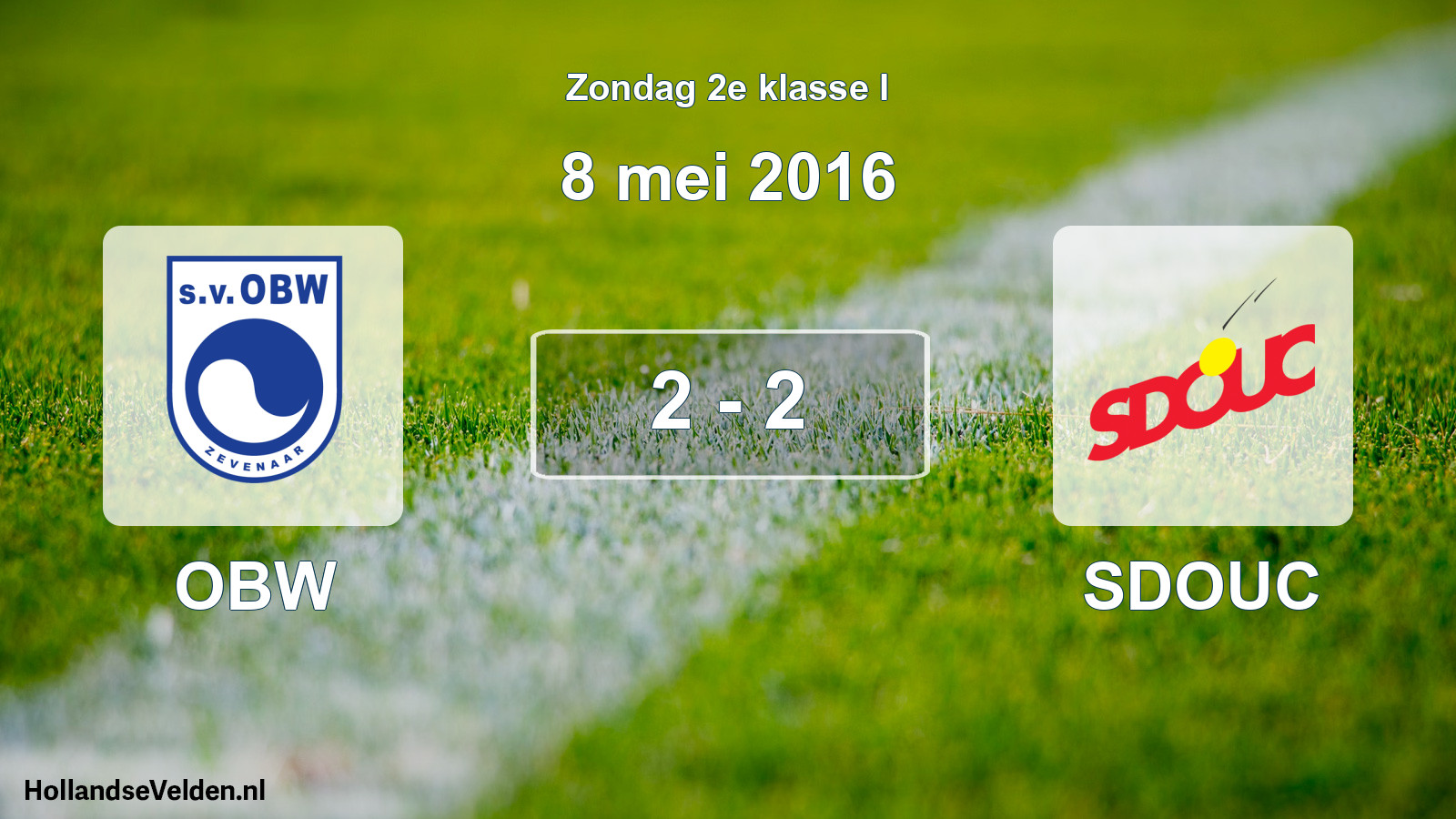 Total number of matches played: OBW - SDOUC 2 - 2 (8 May 2016)