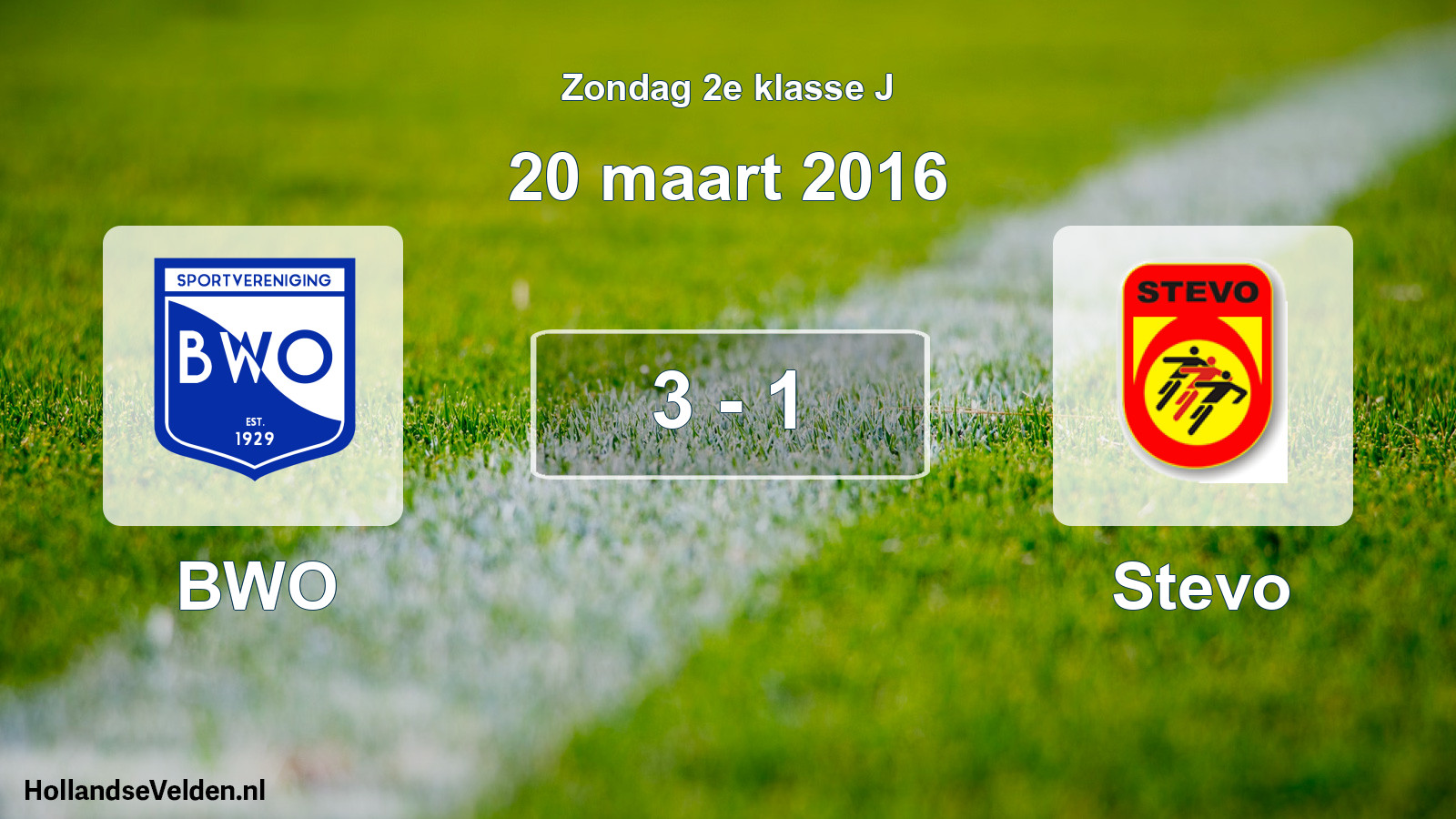 Total number of matches played: BWO - Stevo 3 - 1 (20 March 2016)
