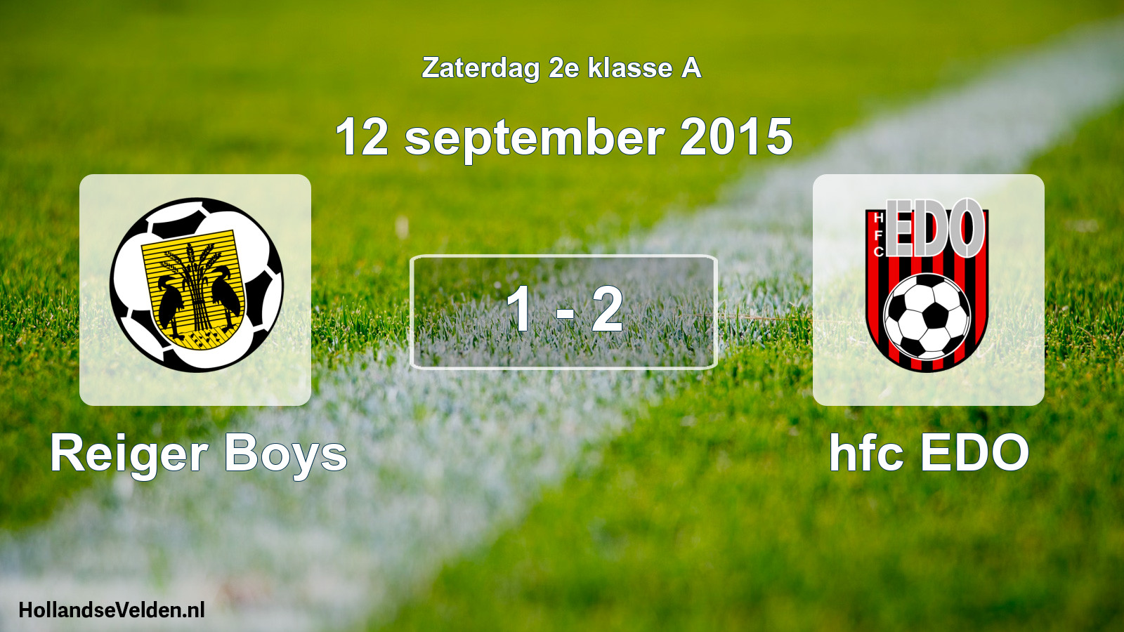 Total number of matches played: Reiger Boys - hfc EDO 1 - 2 (12 September 2015)