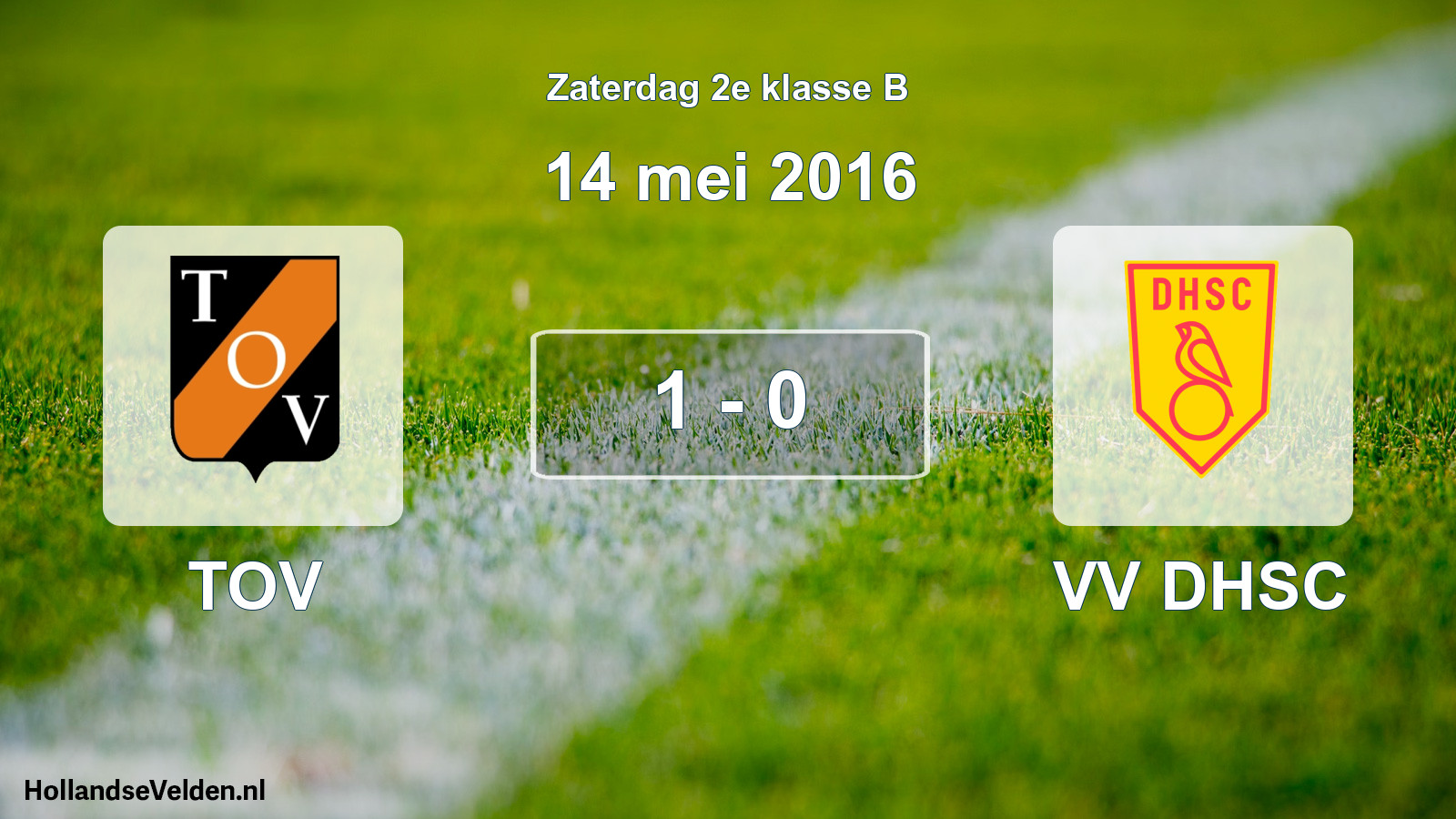 Total number of matches played: TOV - VV DHSC 1 - 0 (14 May 2016)