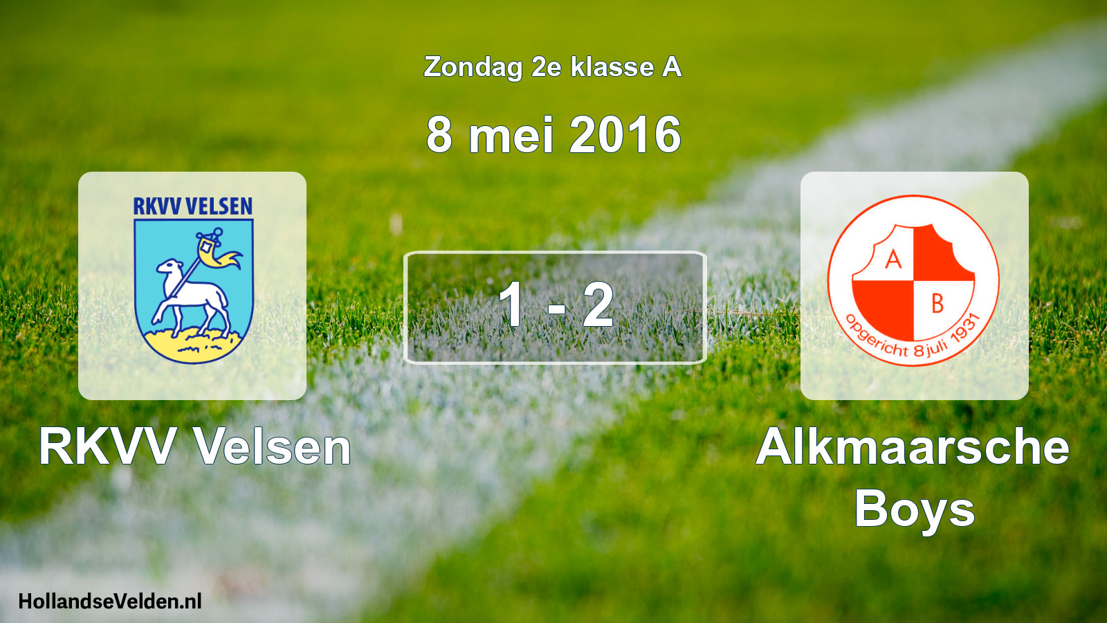 Total number of matches played: RKVV Velsen - Alkmaarsche Boys 1 - 2 (8 May 2016)
