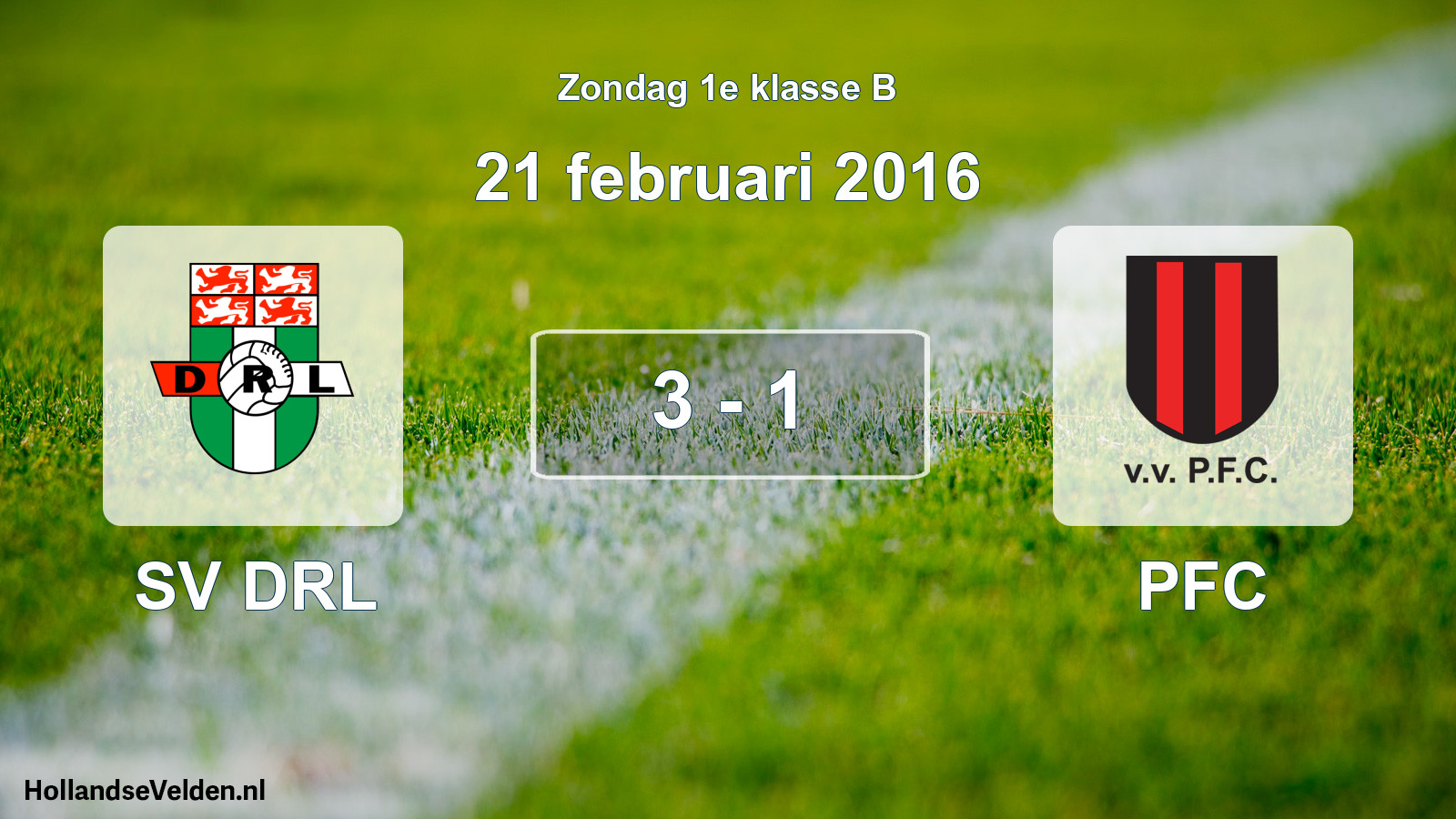 Total number of matches played: SV DRL - PFC 3 - 1 (21 February 2016)