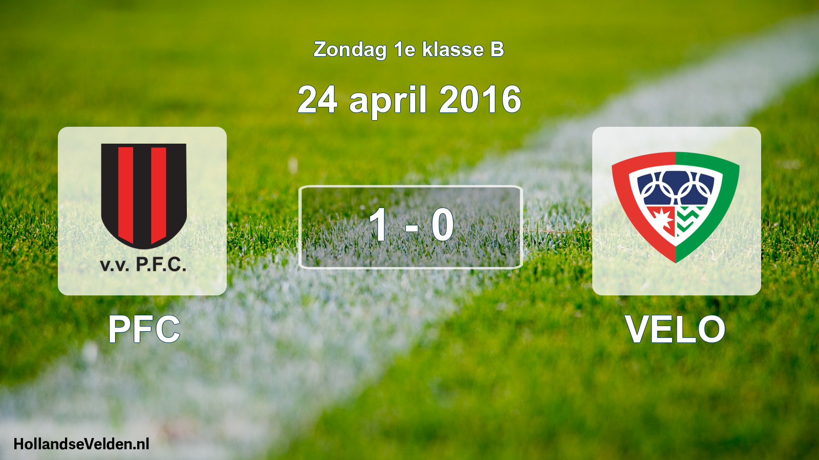 Total number of matches played: PFC - VELO 1 - 0 (24 April 2016)
