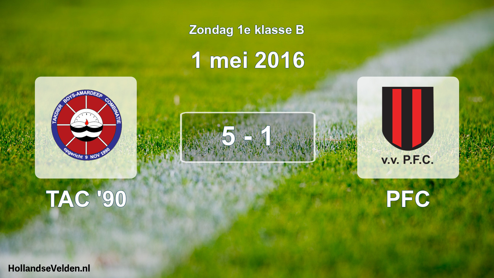 Total number of matches played: TAC '90 - PFC 5 - 1 (1 May 2016)