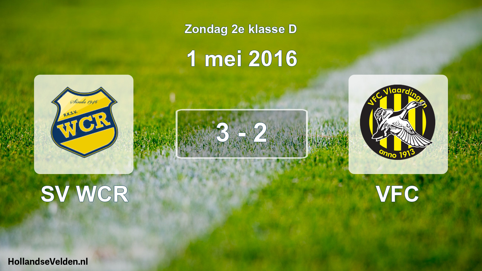 Total number of matches played: SV WCR - VFC 3 - 2 (1 May 2016)